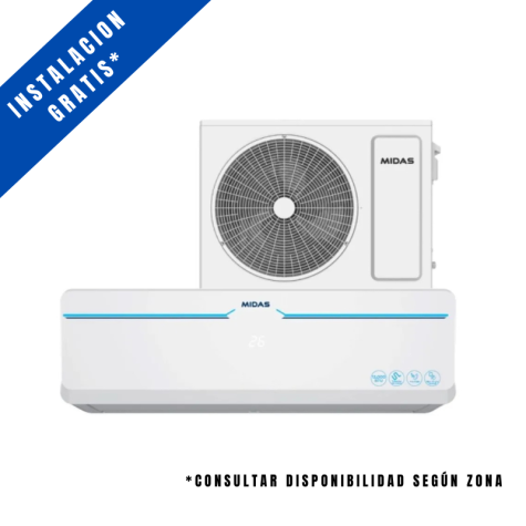 ACONDICIONADOR DE AIRE MIDAS 18000BTU