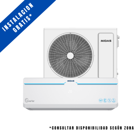 ACONDICIONADOR DE AIRE MIDAS 12000BTU INVERTER