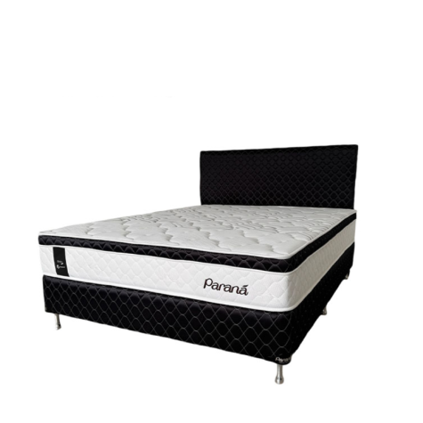 CAMA SOMMIER PARANA ENJOY 160X190 NEGRO