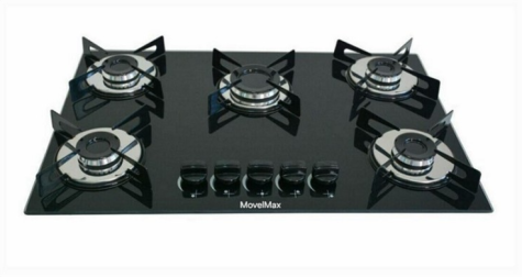 COCINA ANAFE MOVELMAX 5H TRIPLE LLAMA COOKTOP