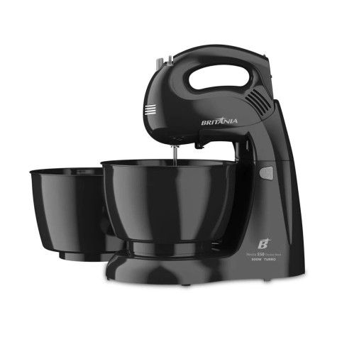 BATIDORA BRITANIA PEROLA 550 DUO NEGRO 500W